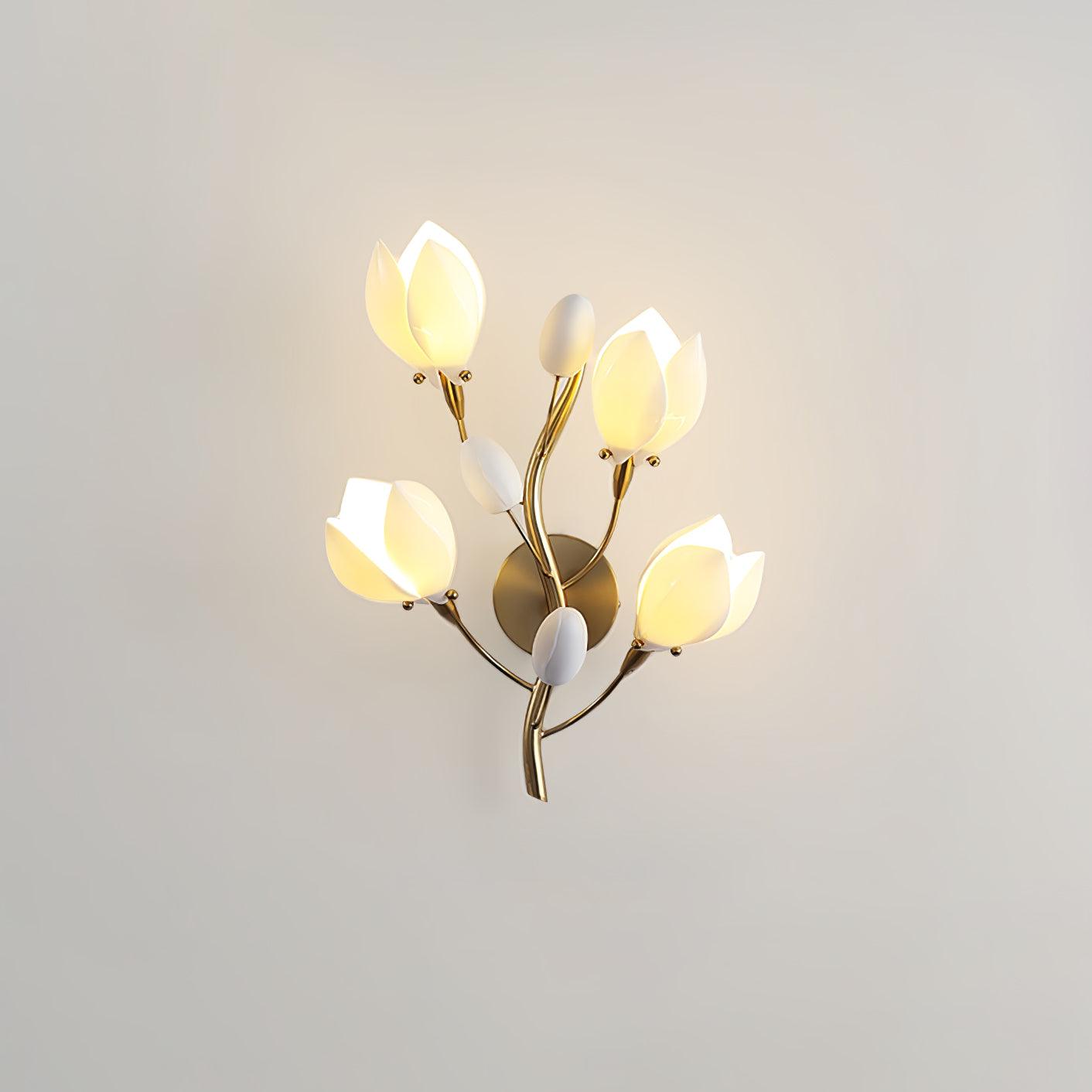 Porcelain Magnolia Wall-mounted light Wall Lamp