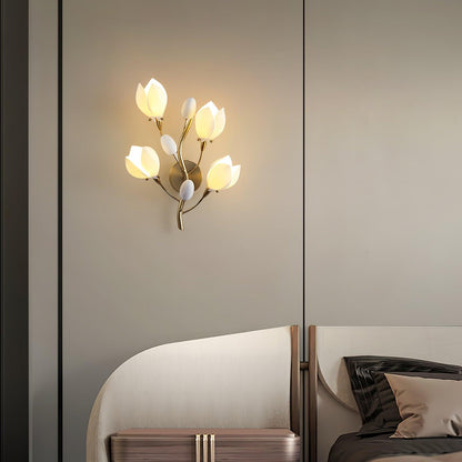 Porcelain Magnolia Wall-mounted light Wall Lamp