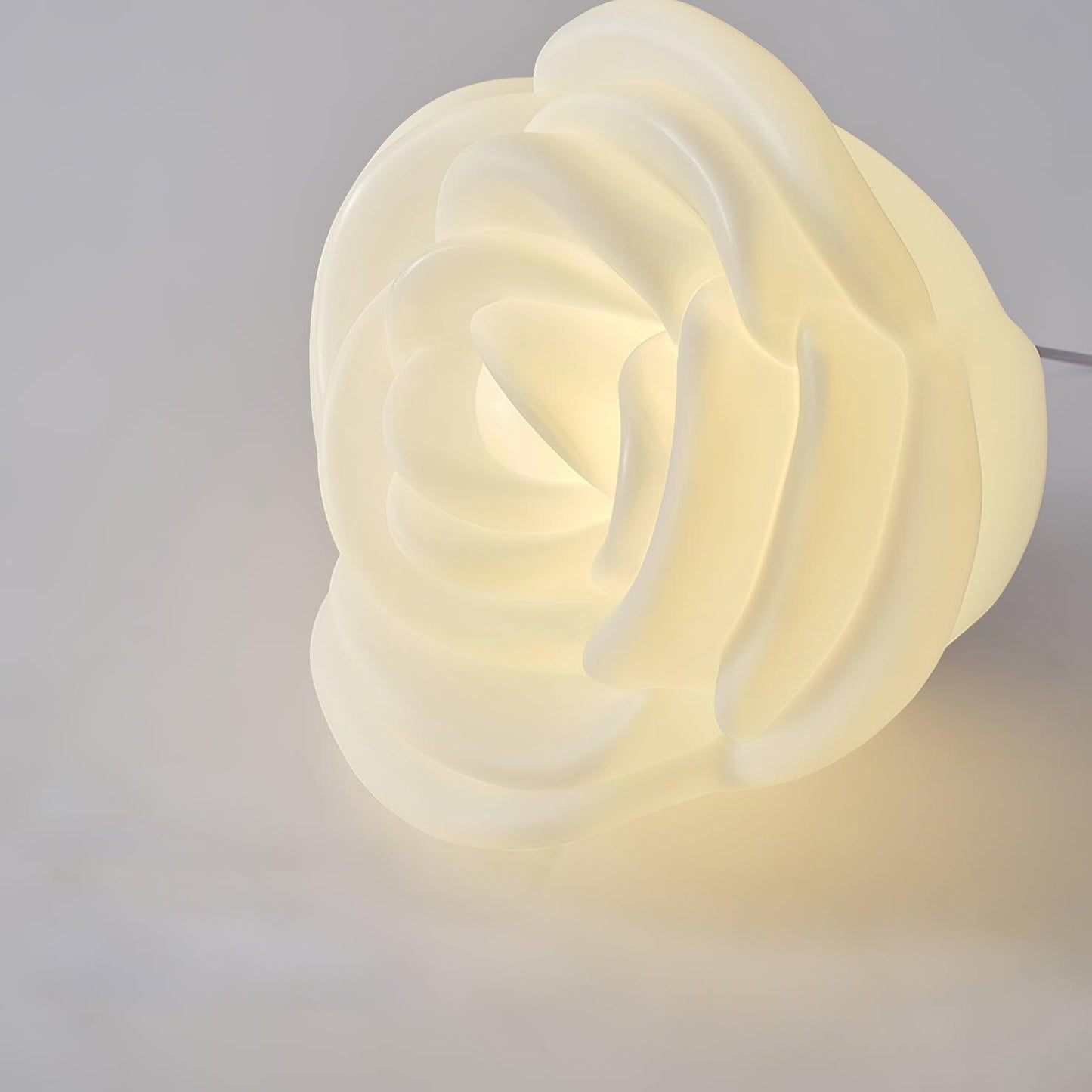 White Rose Shaped LED Desk lamp Table Lamp