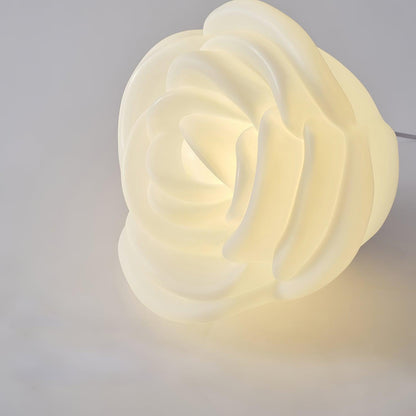 White Rose Shaped LED Desk lamp Table Lamp