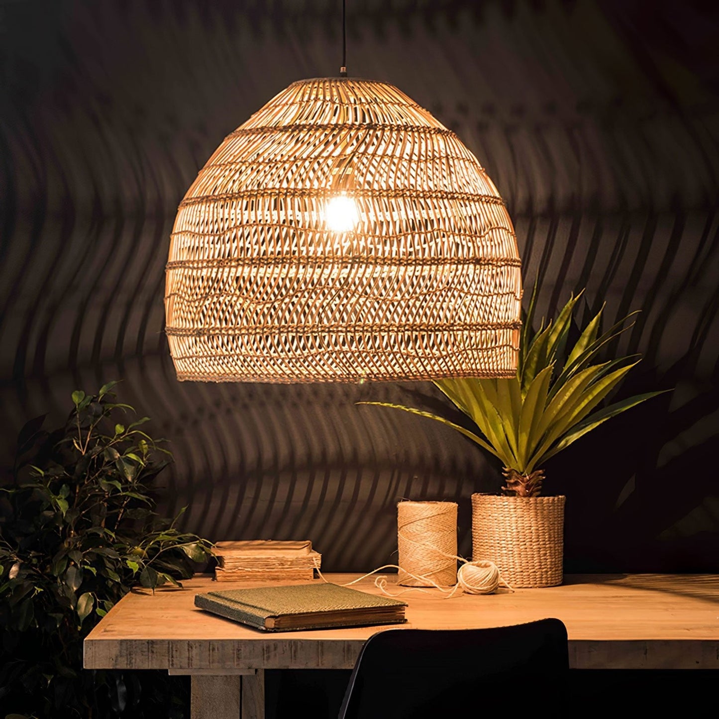 Wicker Houselight Pendant Lamp