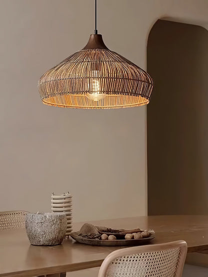 Wicker Rattan Drop light Pendant Light