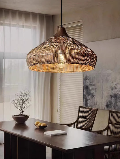 Wicker Rattan Drop light Pendant Light