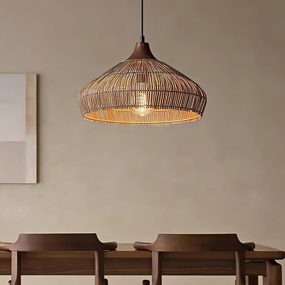 Wicker Rattan Drop light Pendant Light