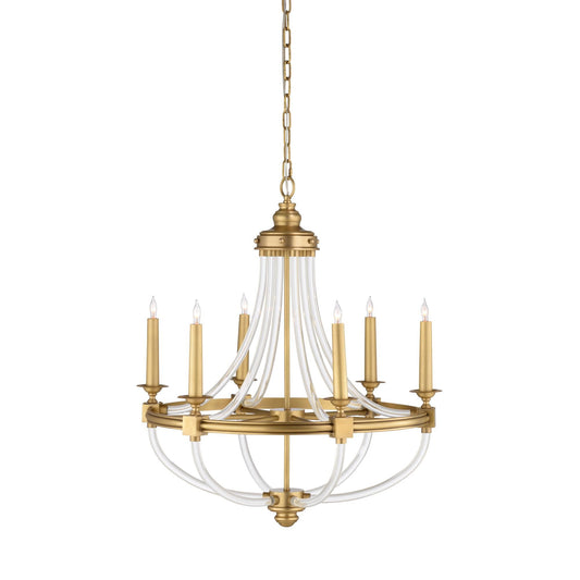 Wildwood Prospect 28 Inch 6 Light Chandelier Cp404912