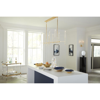 Wildwood Claire Bryson Diego 46 Inch 8 Light Linear Suspension Light Cp770018