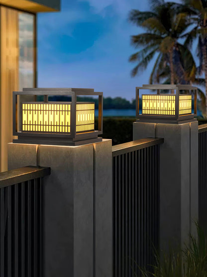 Window Grille Exterior lamp Outdoor Post Light