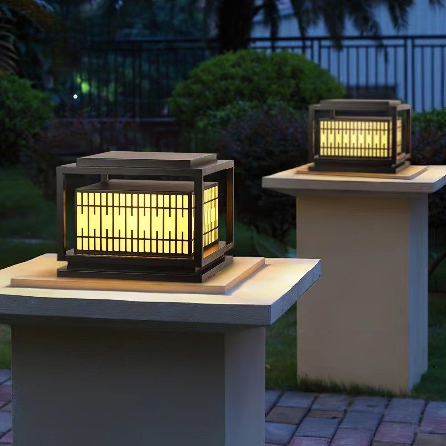 Window Grille Exterior lamp Outdoor Post Light