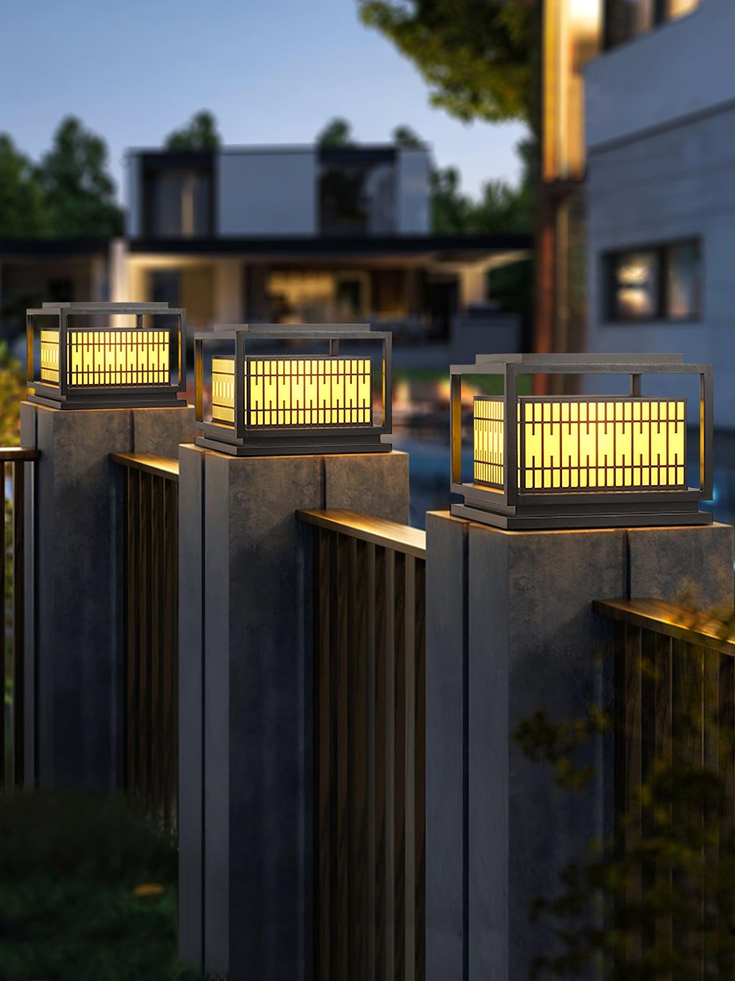 Window Grille Exterior lamp Outdoor Post Light