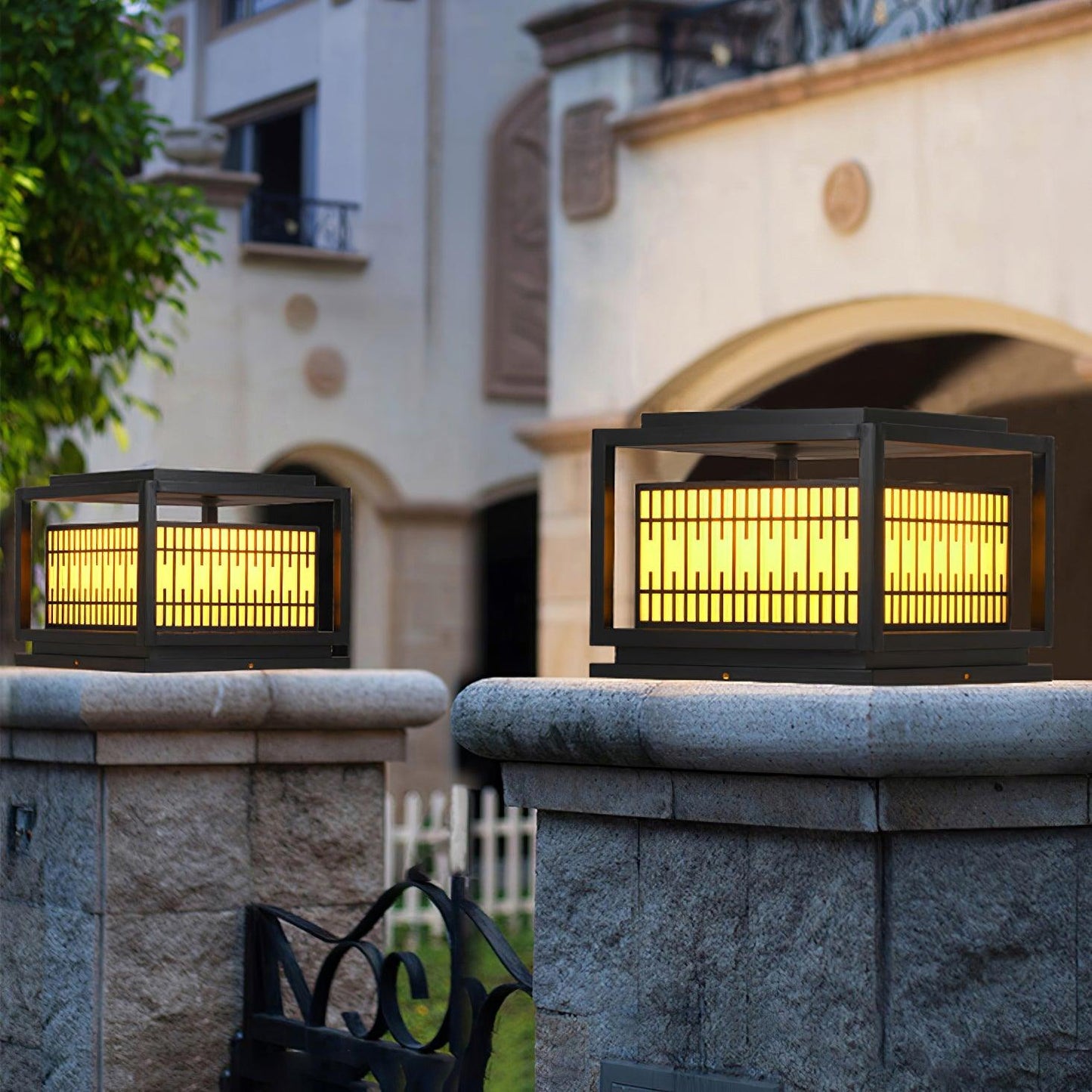 Window Grille Exterior lamp Outdoor Post Light