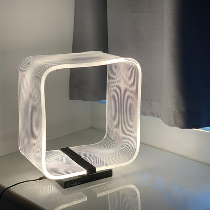 Wire Cube Reading light Table Lamp