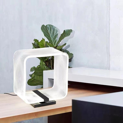 Wire Cube Reading light Table Lamp