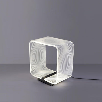 Wire Cube Reading light Table Lamp