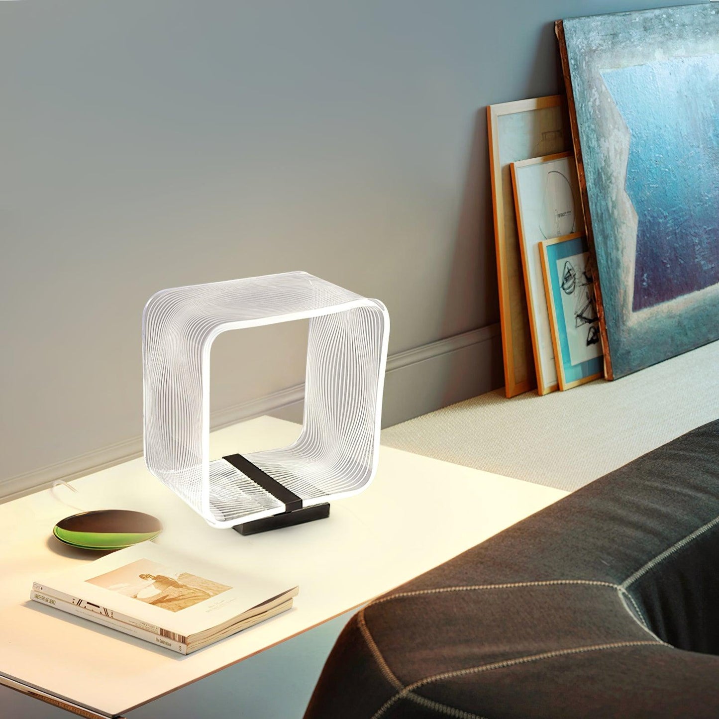 Wire Cube Reading light Table Lamp