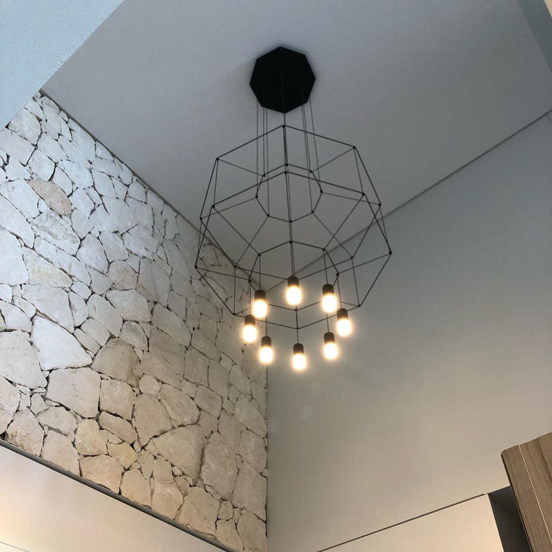 Geometric Lines Drop light Pendant Lamp