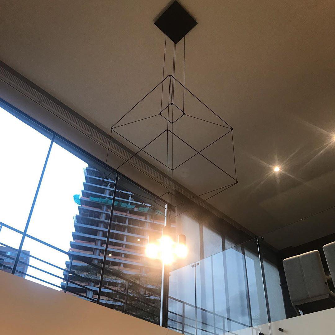 Geometric Lines Drop light Pendant Lamp