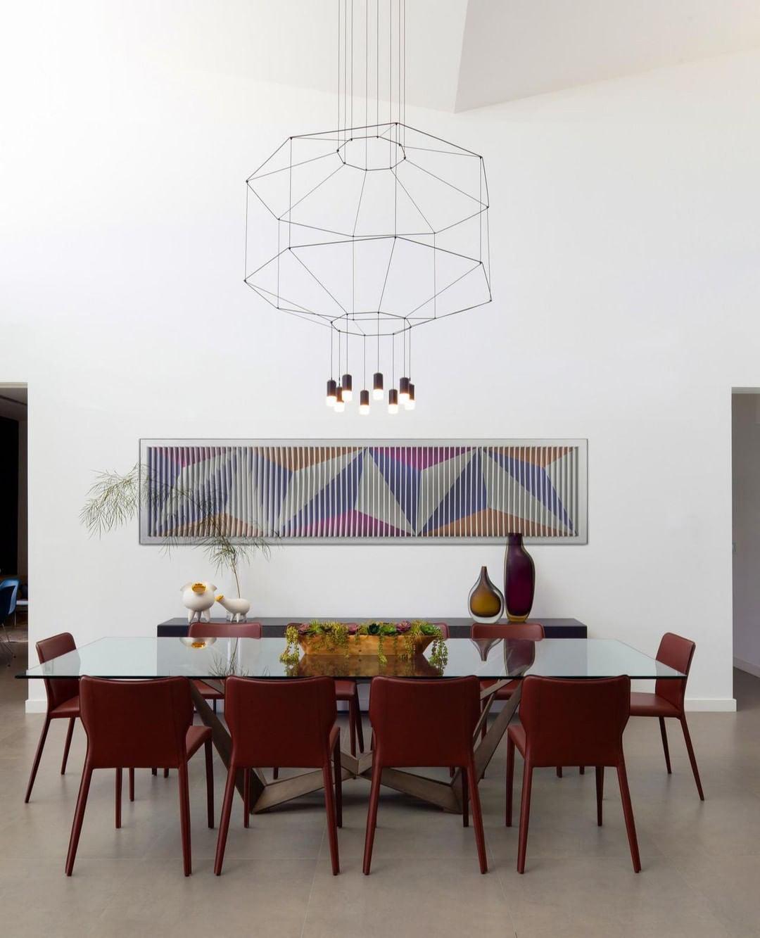 Geometric Lines Drop light Pendant Lamp