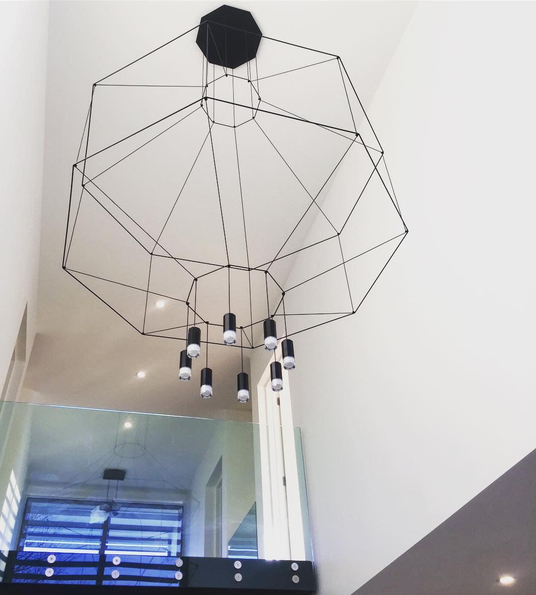 Geometric Lines Drop light Pendant Lamp