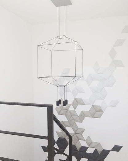 Geometric Lines Drop light Pendant Lamp