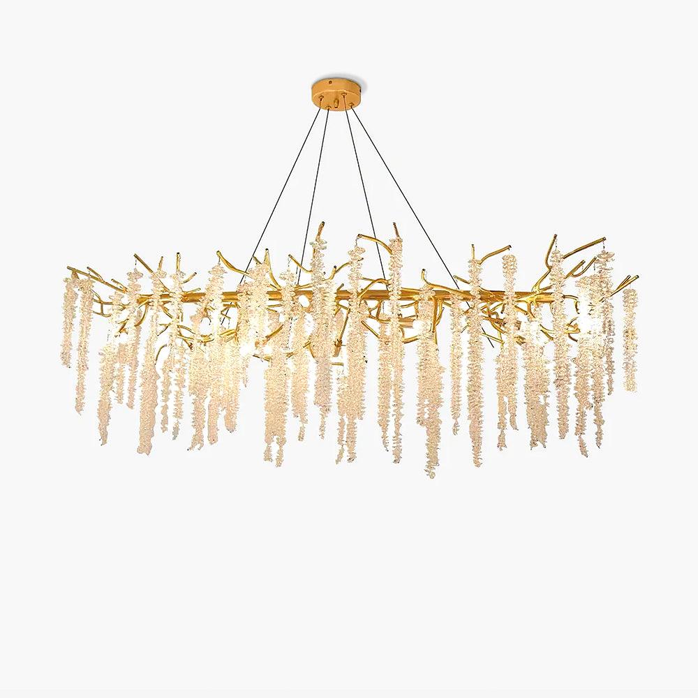 Wisteria Flower Crystal Pendant light Chandelier