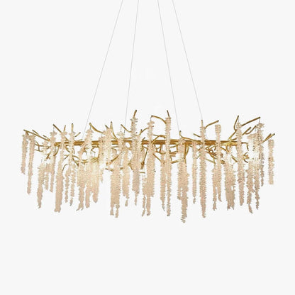 Wisteria Flower Crystal Pendant light Chandelier