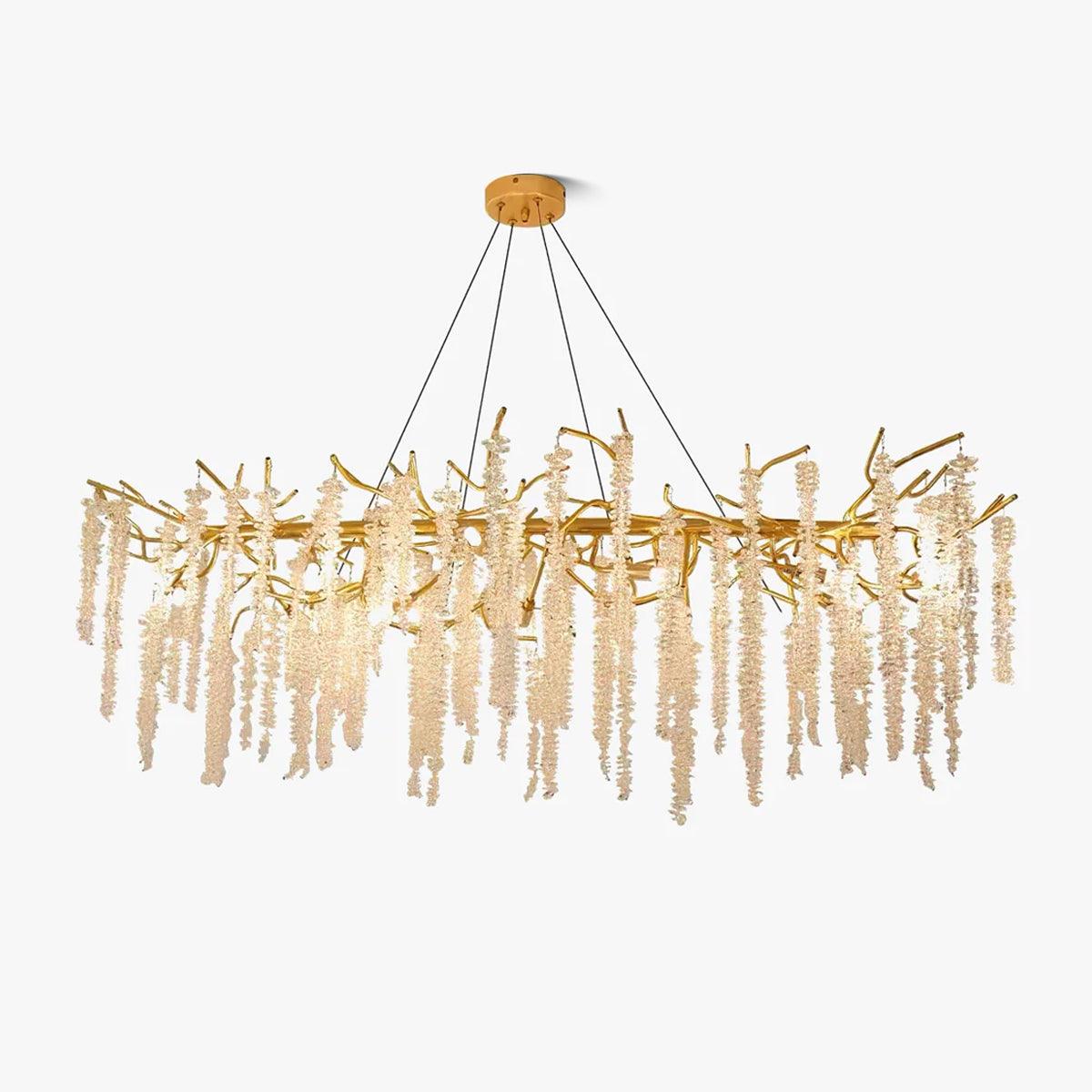 Wisteria Flower Crystal Pendant light Chandelier