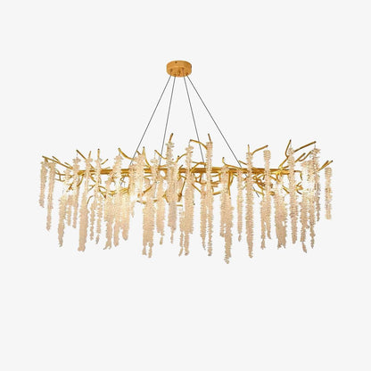 Wisteria Flower Crystal Pendant light Chandelier