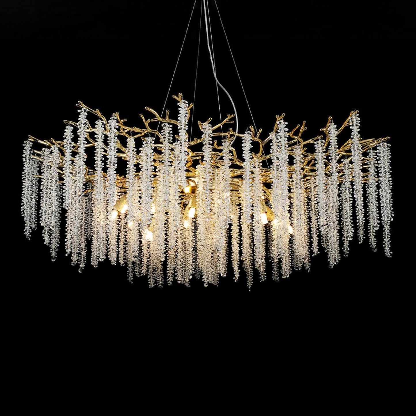 Wisteria Flower Crystal Pendant light Chandelier