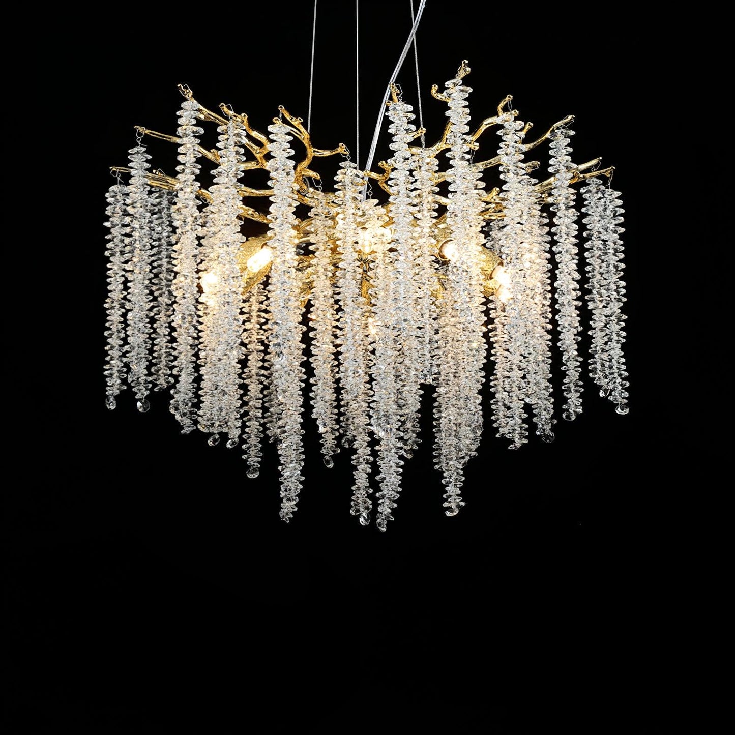 Wisteria Flower Crystal Pendant light Chandelier