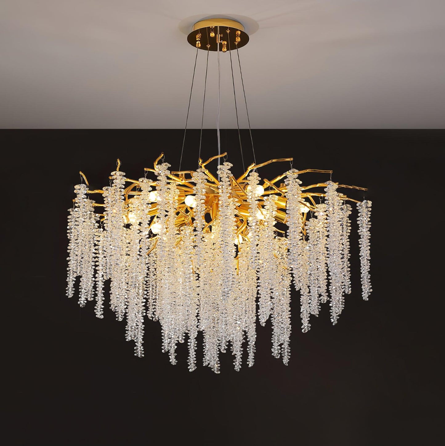 Wisteria Flower Crystal Pendant light Chandelier