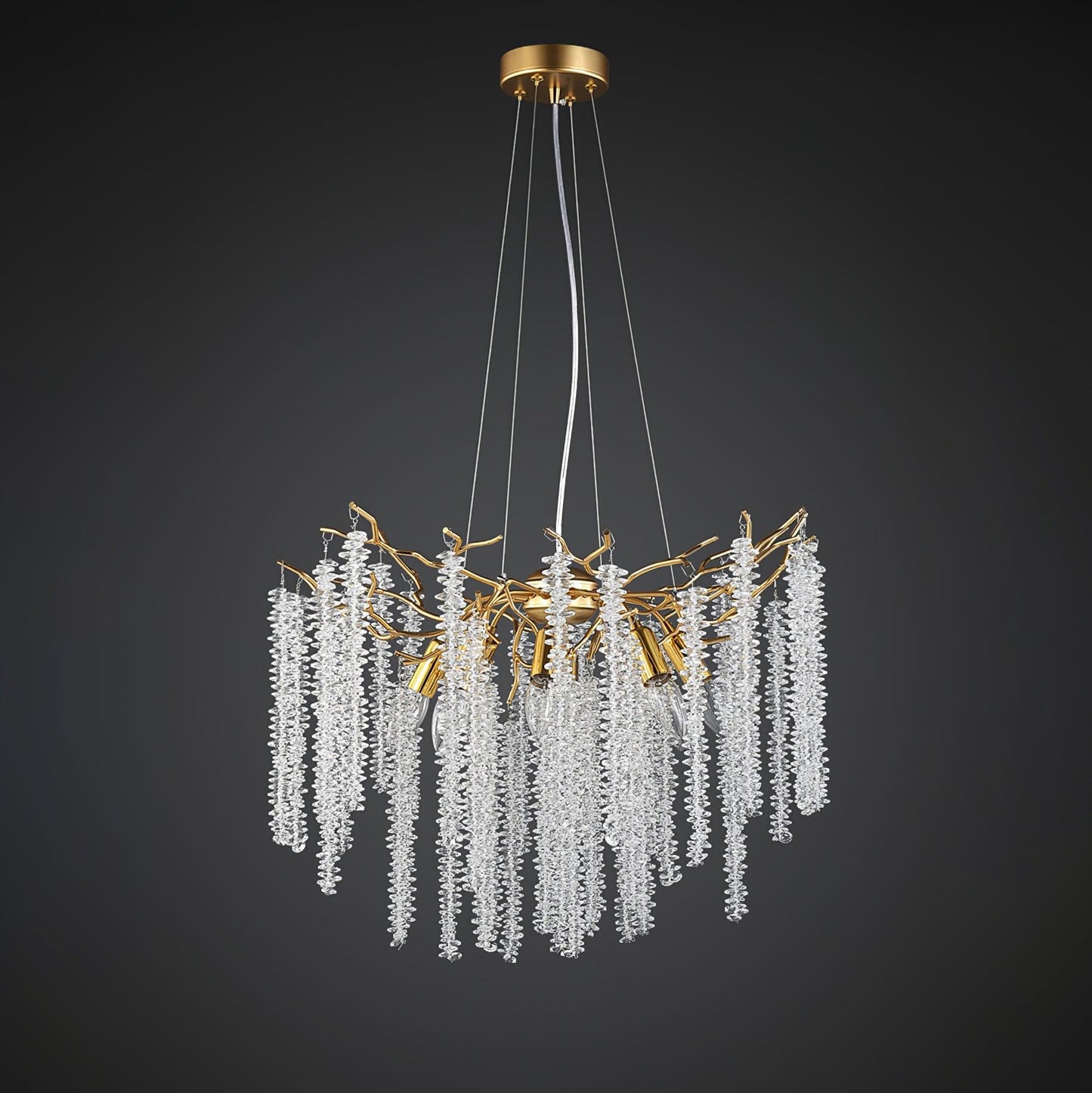 Wisteria Flower Crystal Pendant light Chandelier