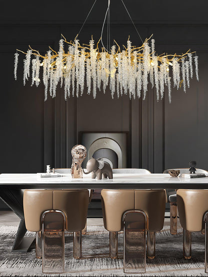 Wisteria Flower Crystal Pendant light Chandelier