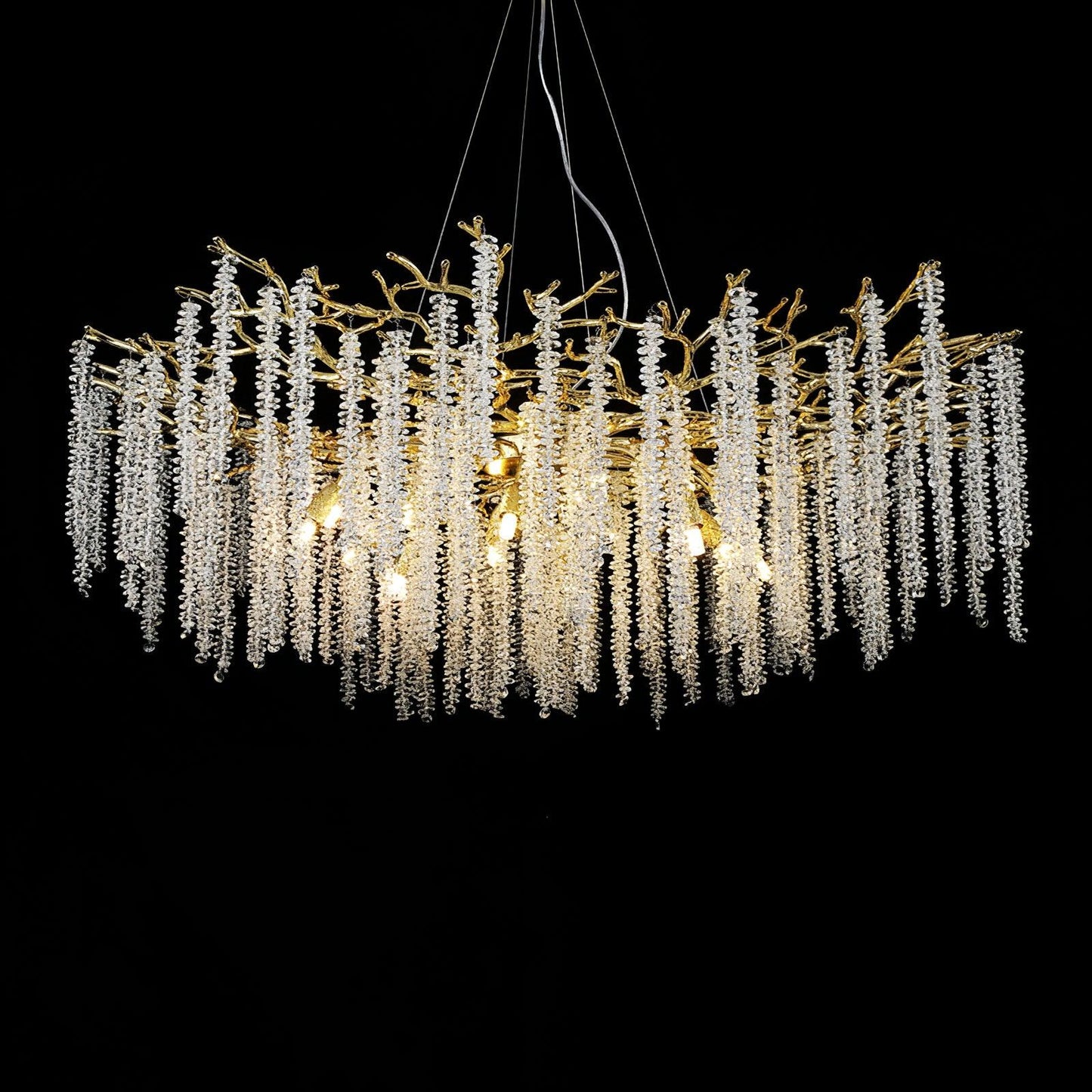 Wisteria Flower Crystal Pendant light Chandelier