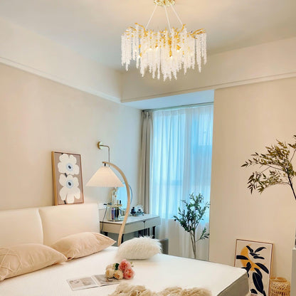 Wisteria Flower Crystal Pendant light Chandelier