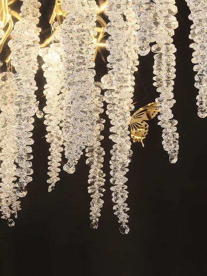 Wisteria Flower Crystal Pendant light Chandelier