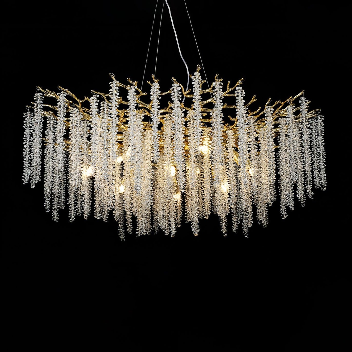 Wisteria Flower Crystal Pendant light Chandelier