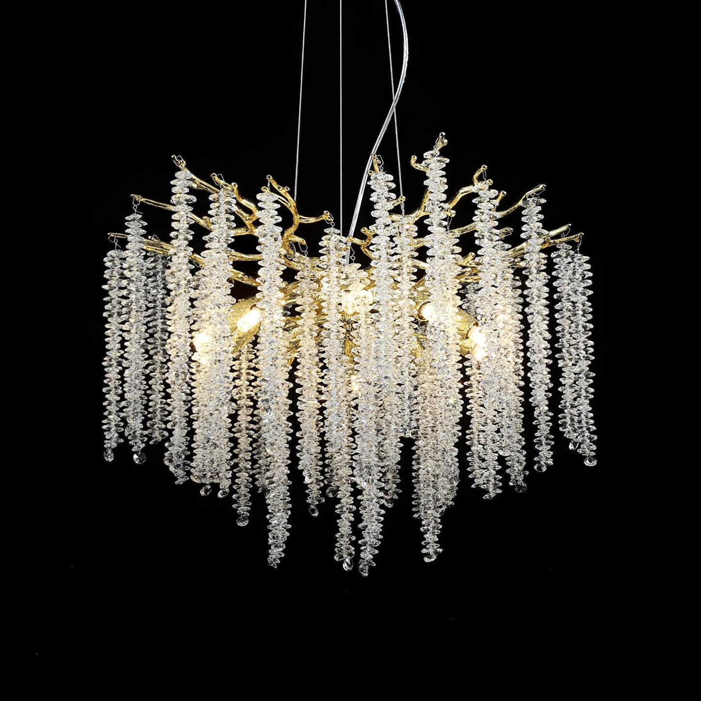 Wisteria Flower Crystal Pendant light Chandelier