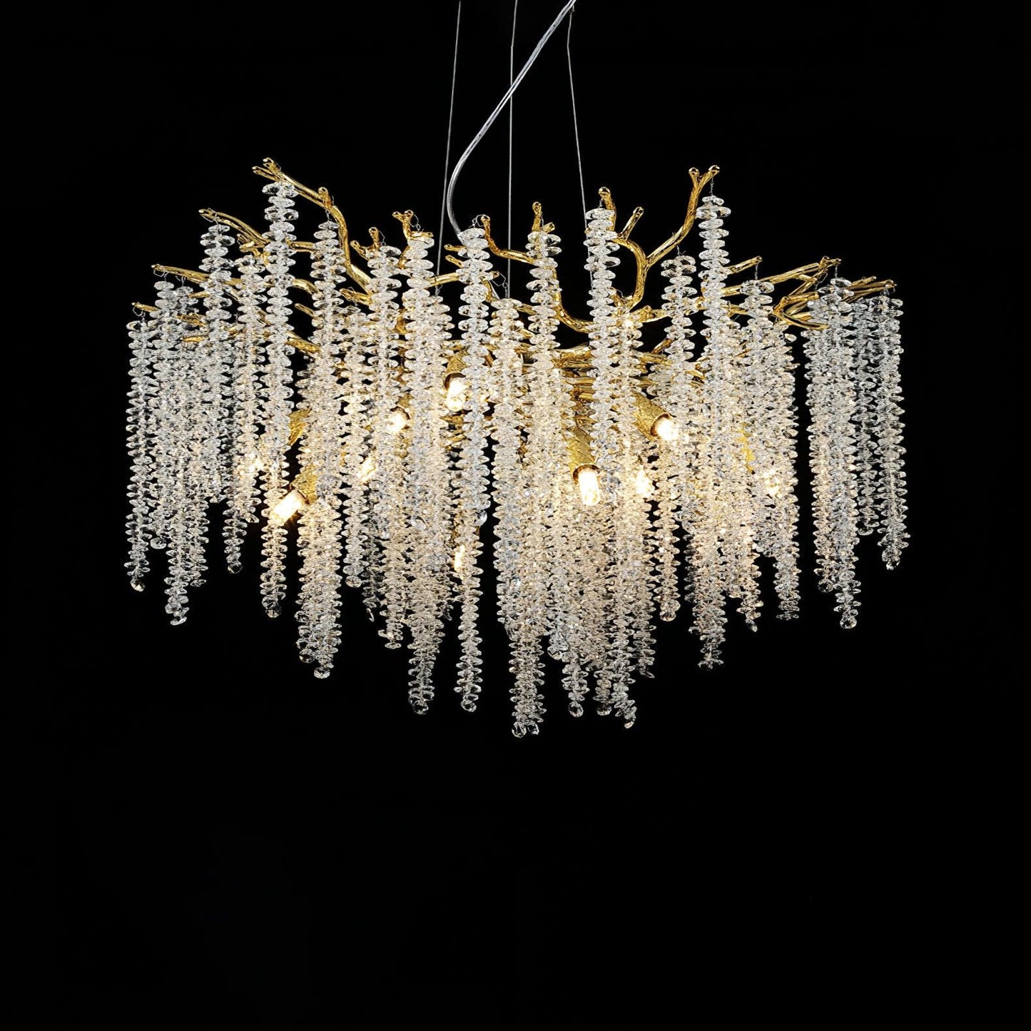 Wisteria Flower Crystal Pendant light Chandelier