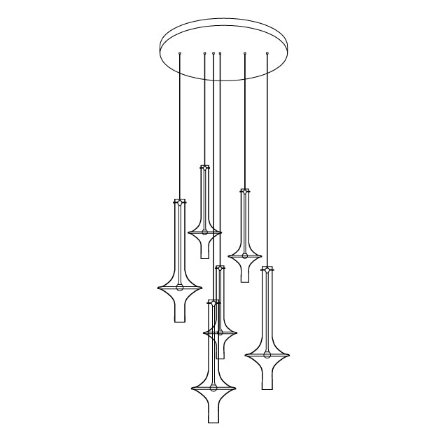 Wonder Crown Suspension Lamp