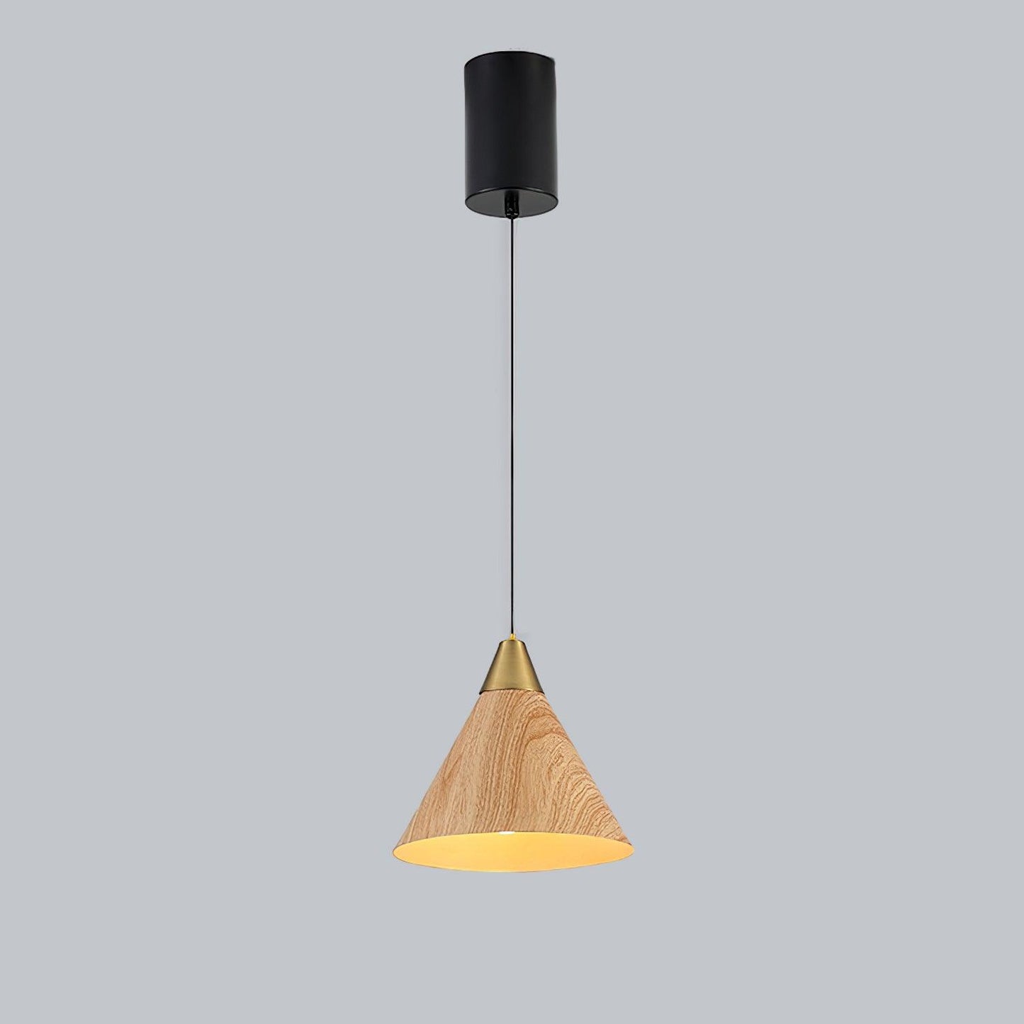 Wood Grain Droplight Pendant Lamp