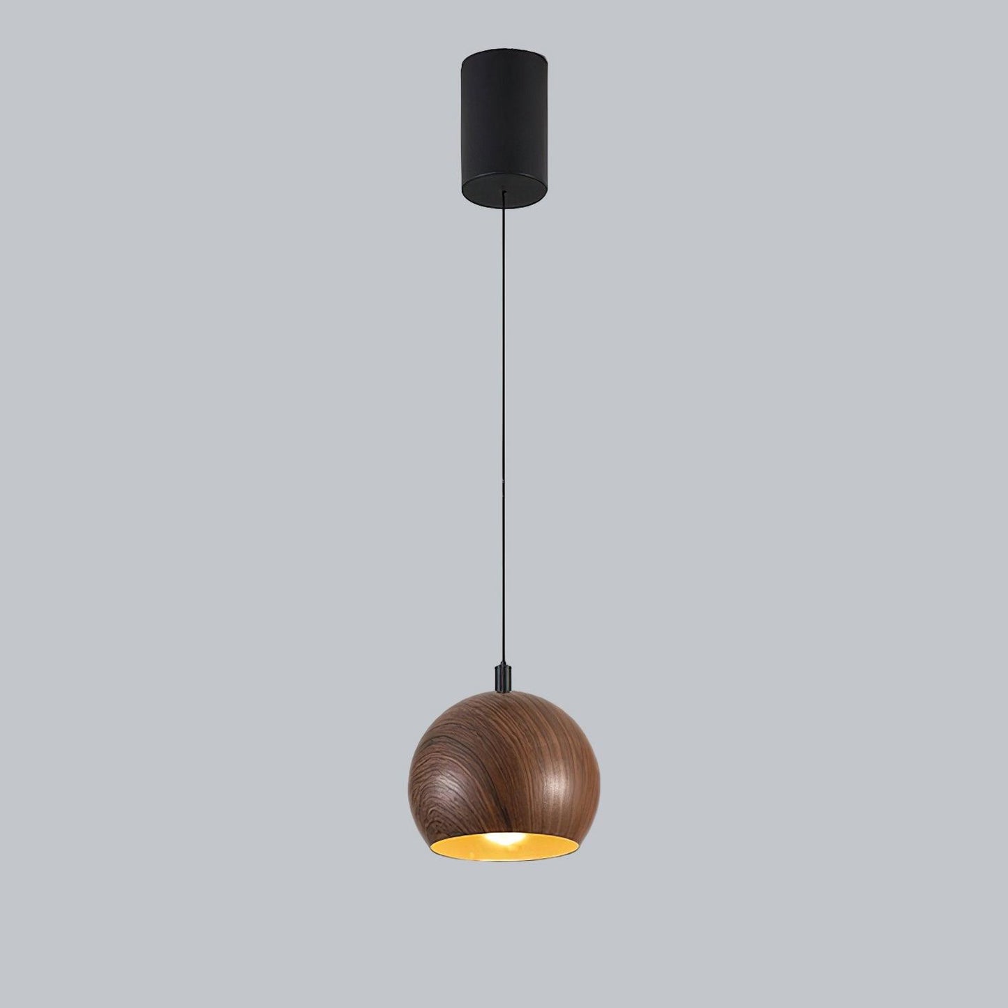 Wood Grain Droplight Pendant Lamp