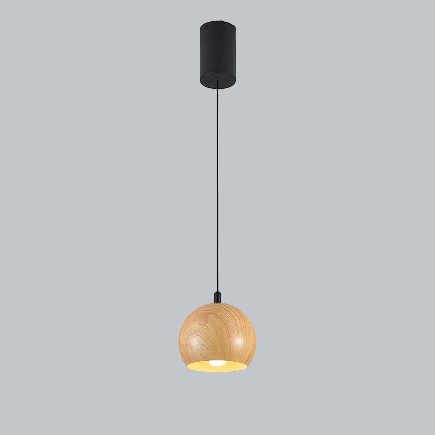 Wood Grain Droplight Pendant Lamp