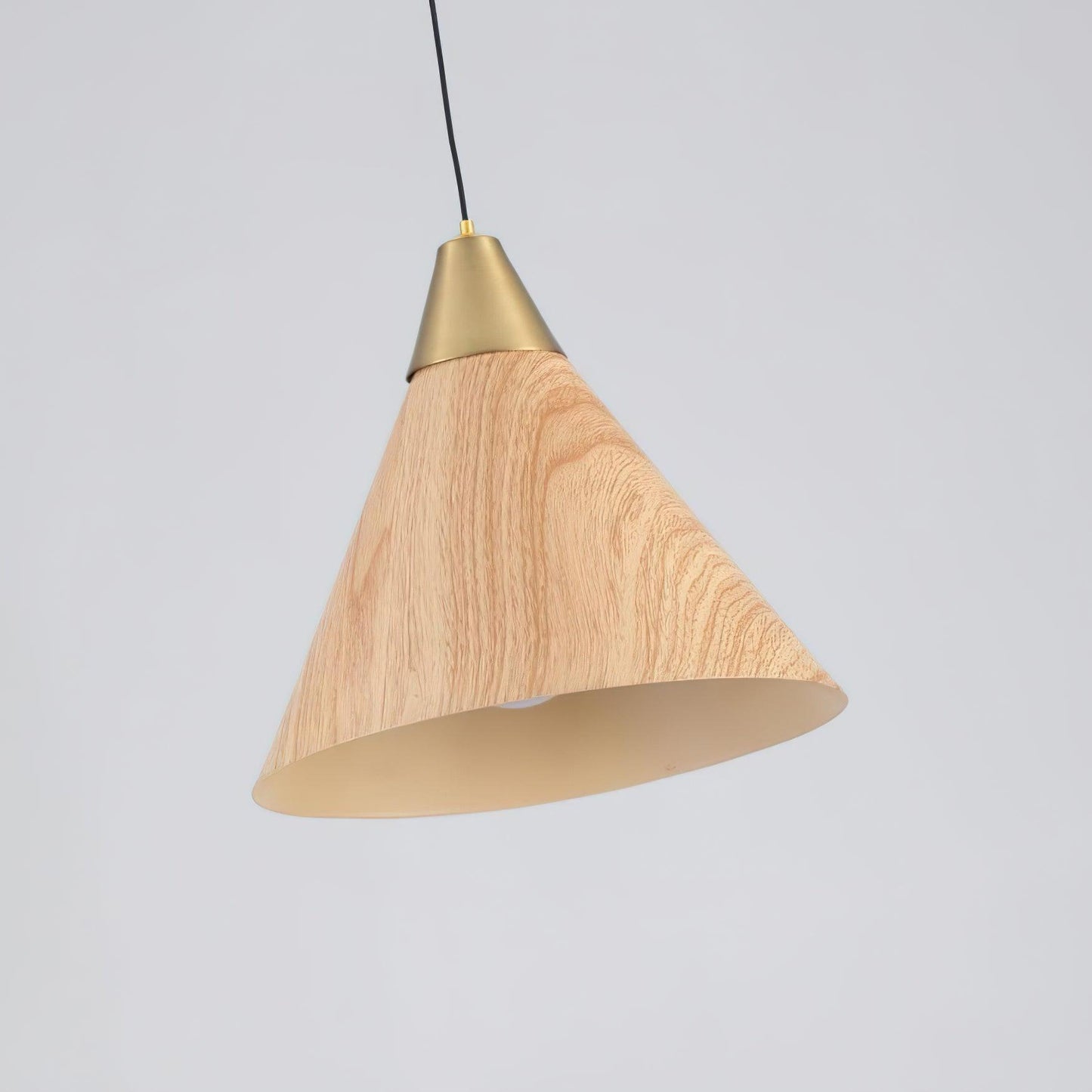 Wood Grain Droplight Pendant Lamp