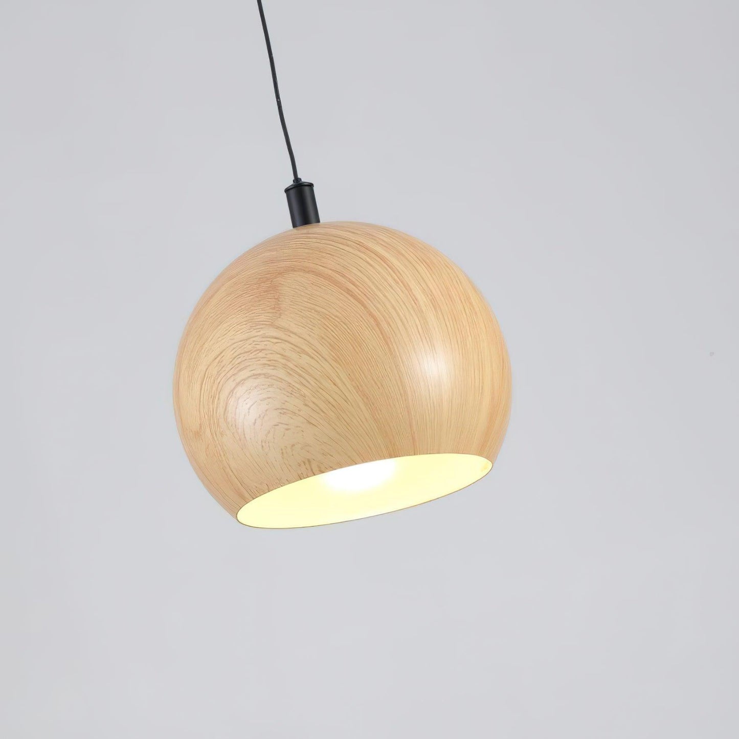 Wood Grain Droplight Pendant Lamp