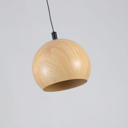 Wood Grain Droplight Pendant Lamp