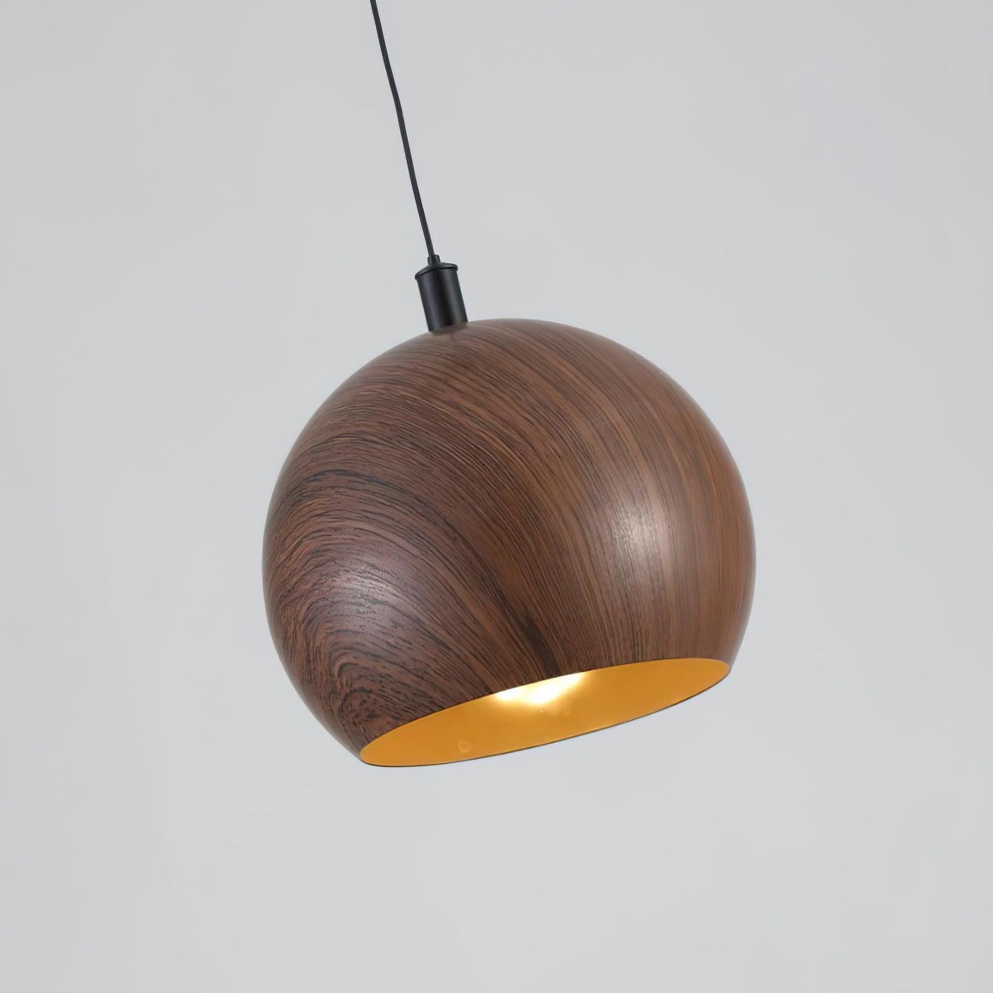 Wood Grain Droplight Pendant Lamp