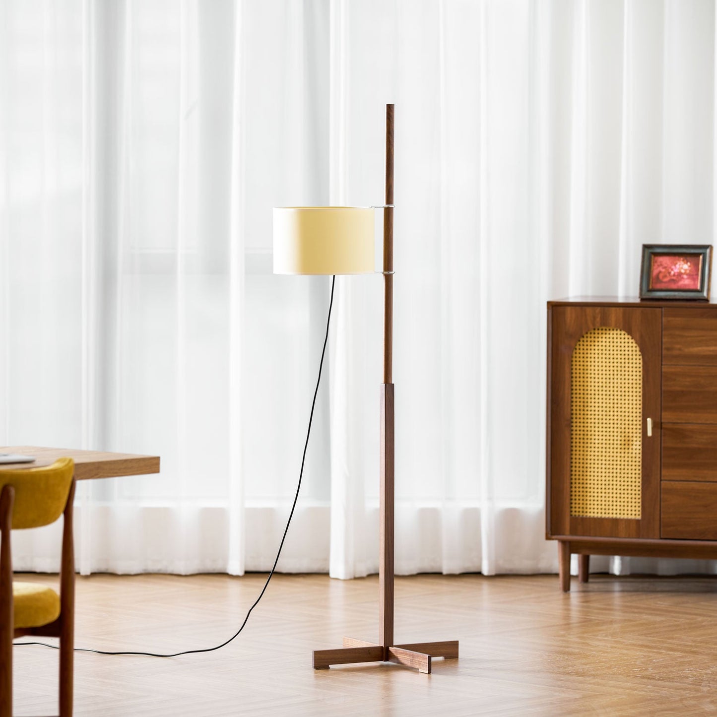 Wood Tmm Floor Lamp