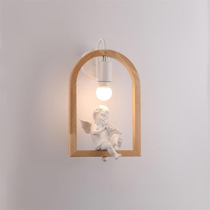 Wood Bird Resin Wall-mounted light Wall Light