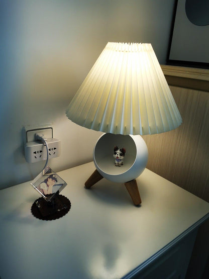 Wood Small Task lamp Table Lamp