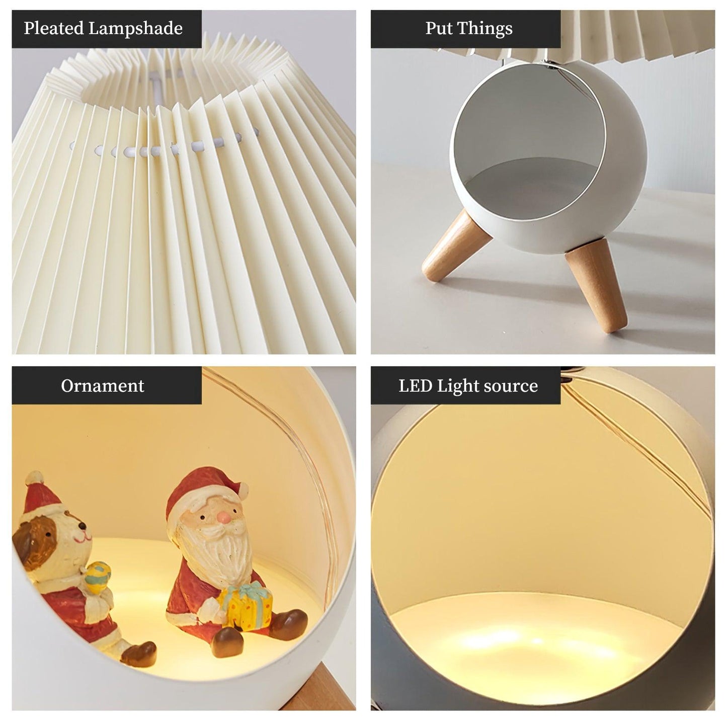 Wood Small Task lamp Table Lamp